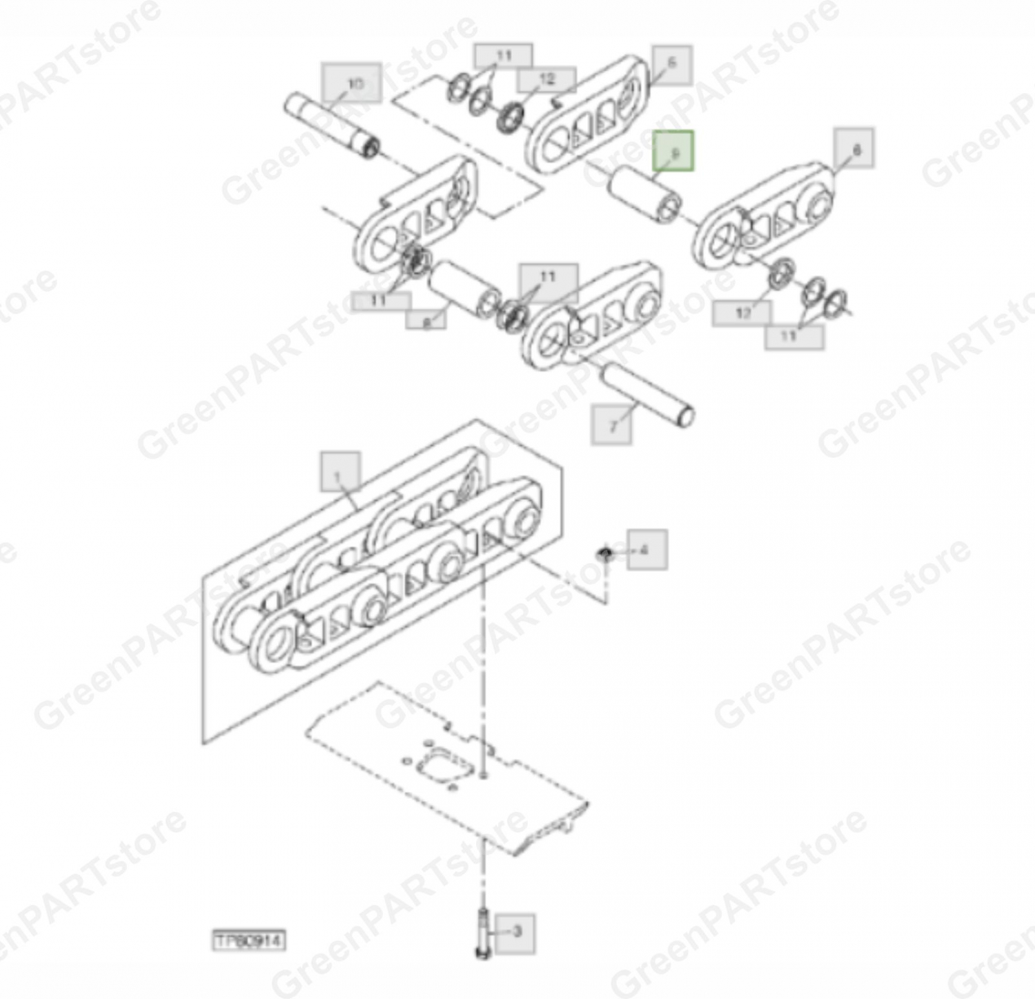 Втулка трака