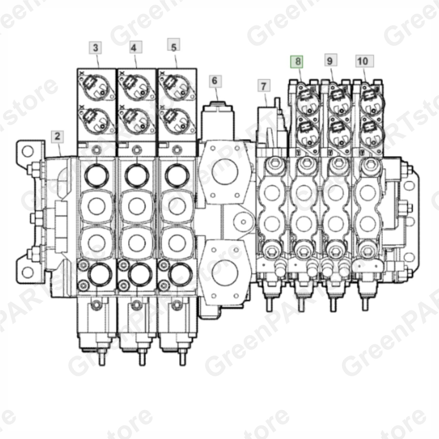 Блок клапана 